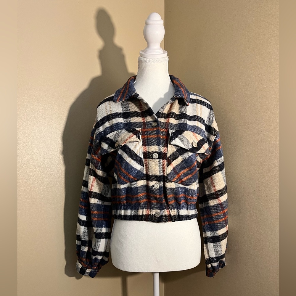 Ashley By 26 International Outerwear Plaid Jacket Women’s Size Medium Multicolor